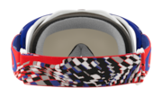 Crowbar® MX Goggles - Checked Finish Red White Black