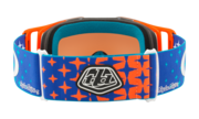 Front Line™ MX Goggles - Troy Lee Design Starburst Blue Orange