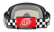 O-Frame® XS MX Goggles (Youth Fit) - Troy Lee Design Checker Black White / Dark Grey