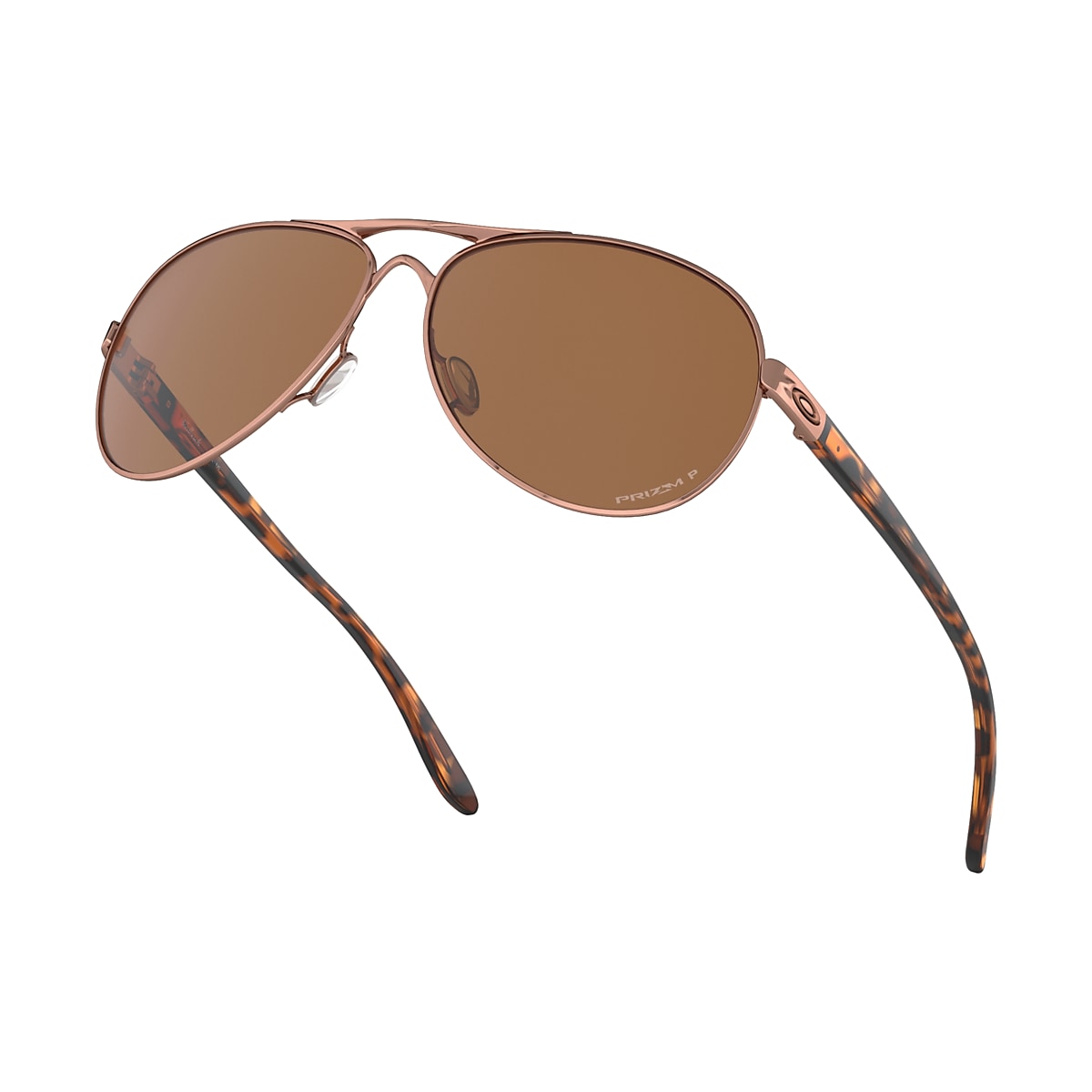 Feedback Prizm Tungsten Polarized Lenses, Rose Gold Frame Sunglasses |  Oakley® IE