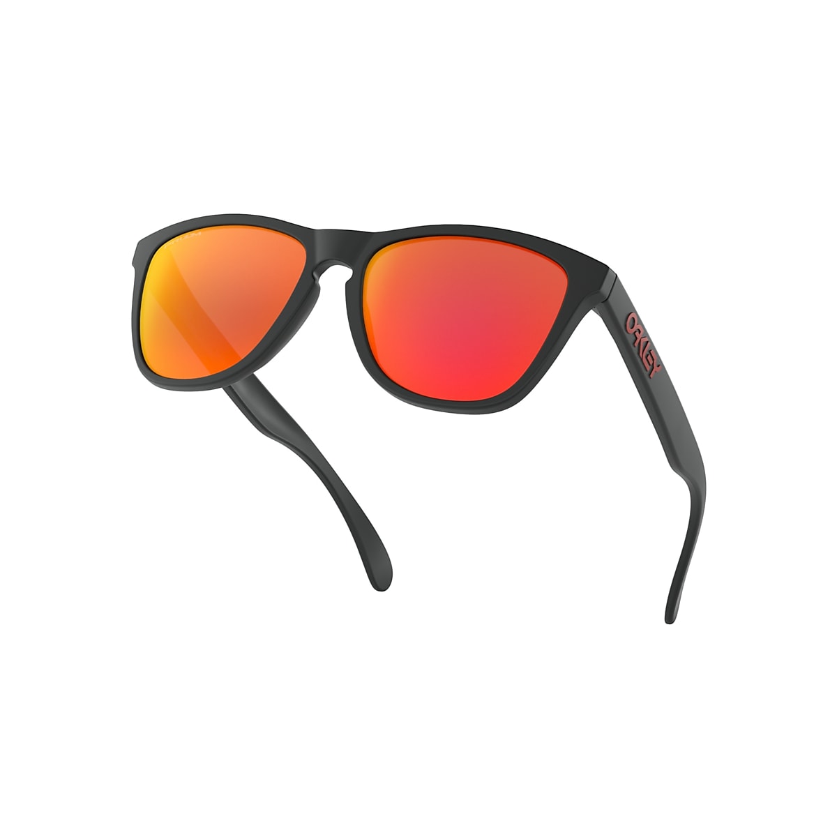 violet Vil have skrivebord Frogskins™ (Low Bridge Fit) Prizm Ruby Lenses, Matte Black Frame Sunglasses  | Oakley® US
