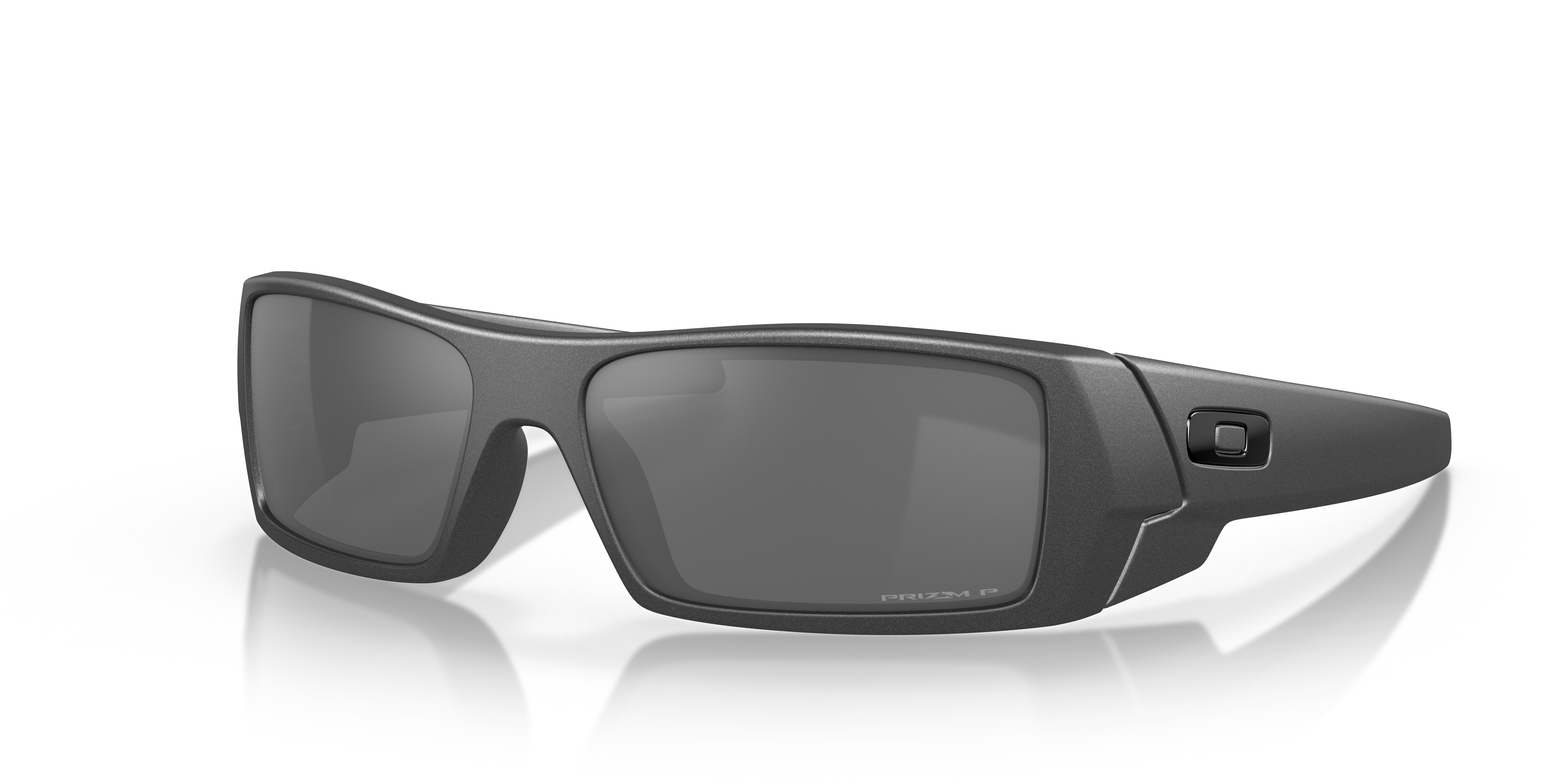 Viento fuerte lanzadera Edredón Gafas de sol Gascan® en Prizm Black Polarized Steel | Oakley® ES
