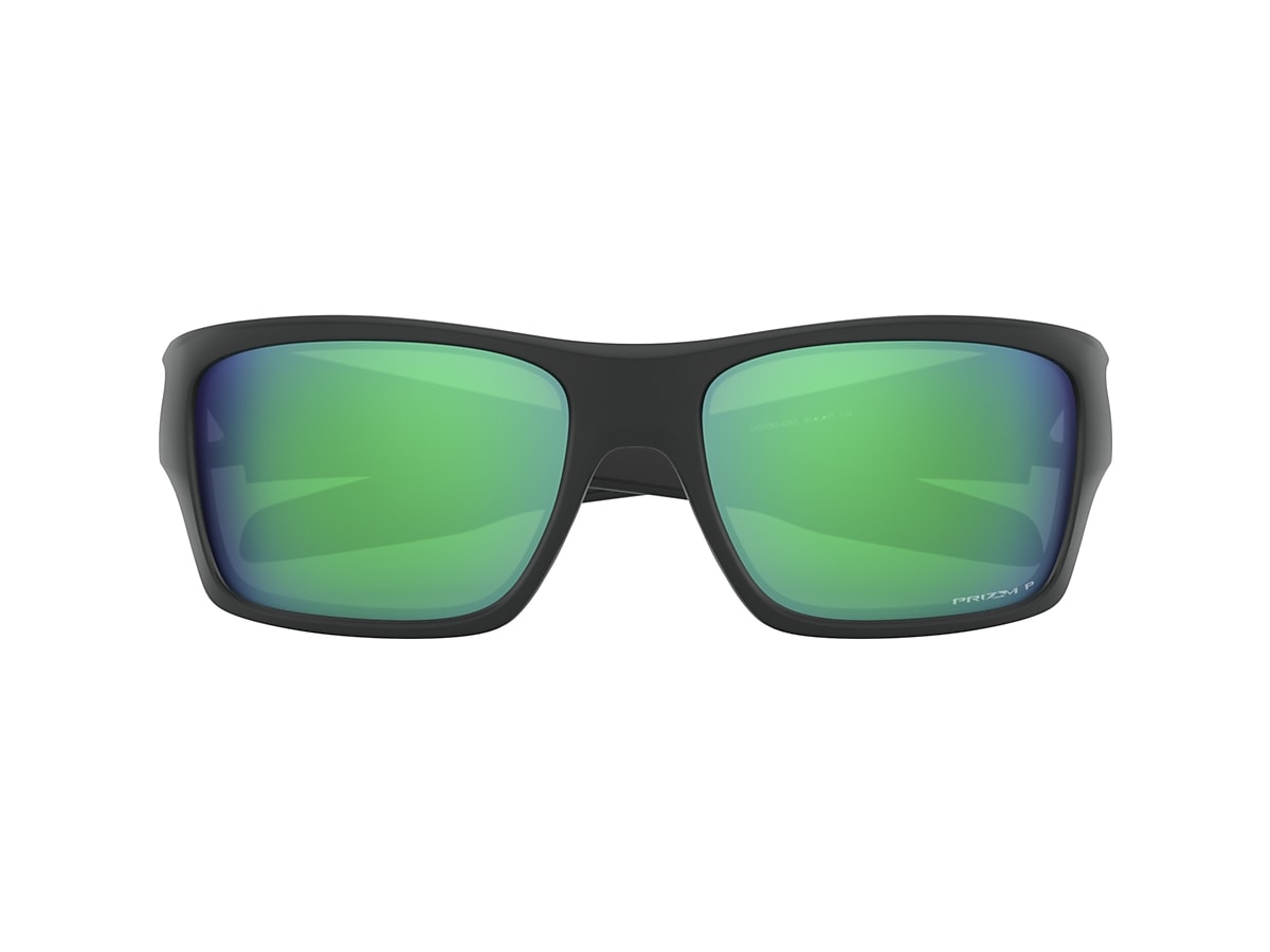 Turbine Prizm Jade Polarized Lenses, Matte Black Frame Sunglasses