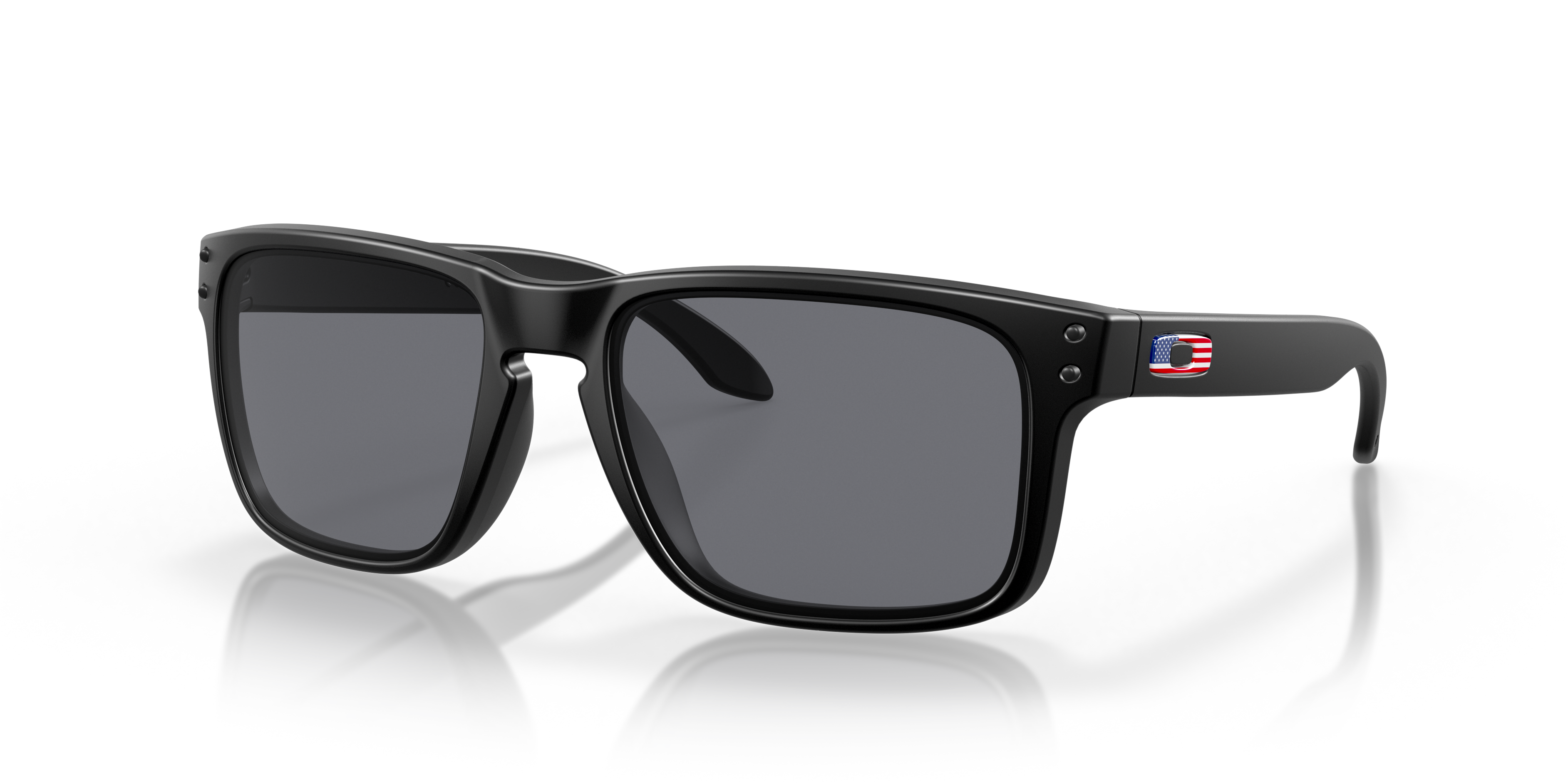 Seedling Opponent Accordingly Standard Issue Holbrook™ USA Flag Collection Grey Lenses, Matte Black Frame  Sunglasses | Oakley Standard Issue USA