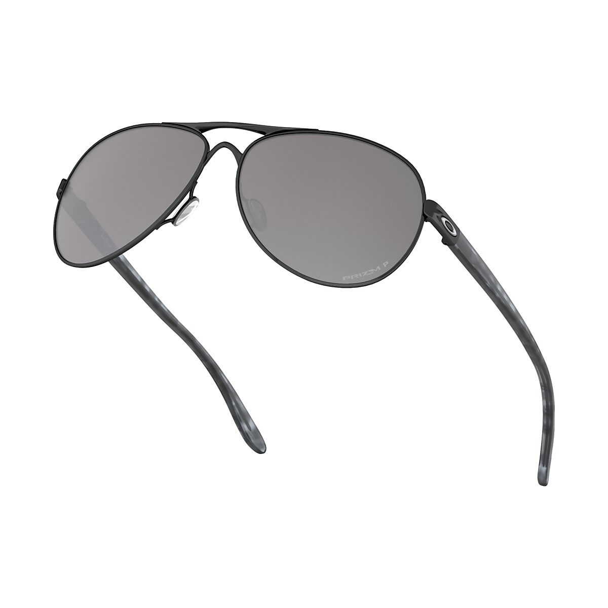 Feedback Prizm Black Polarized Lenses, Polished Black Frame Sunglasses |  Oakley® US