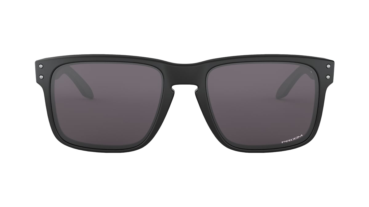  Oakley Holbrook Sunglasses 57MM Matte Black Frame/Warm Grey  Lens : Clothing, Shoes & Jewelry