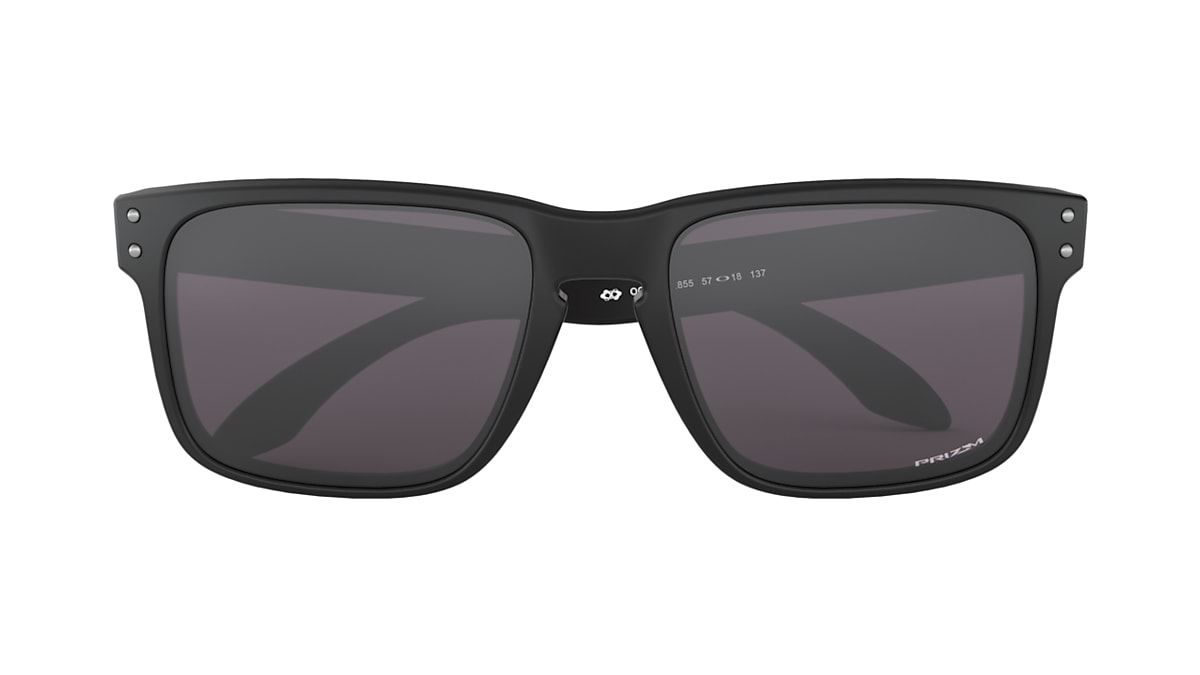  Oakley Holbrook Sunglasses 57MM Matte Black Frame/Warm Grey  Lens : Clothing, Shoes & Jewelry