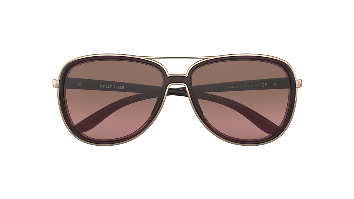 Split Time G40 Black Gradient Lenses, Crystal Raspberry Frame Sunglasses |  Oakley® US