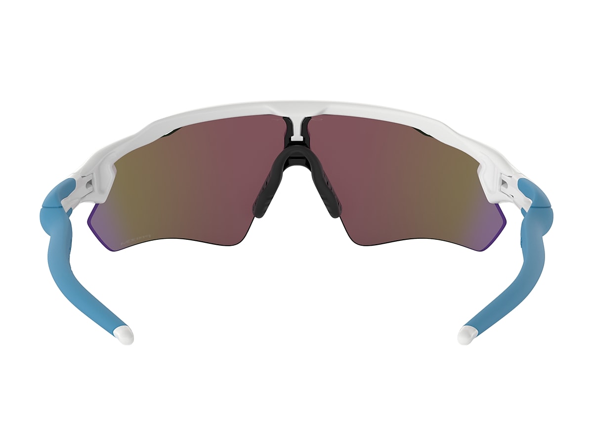 Radar® EV Path® Prizm Sapphire Lenses, Polished White Frame Sunglasses |  Oakley® US