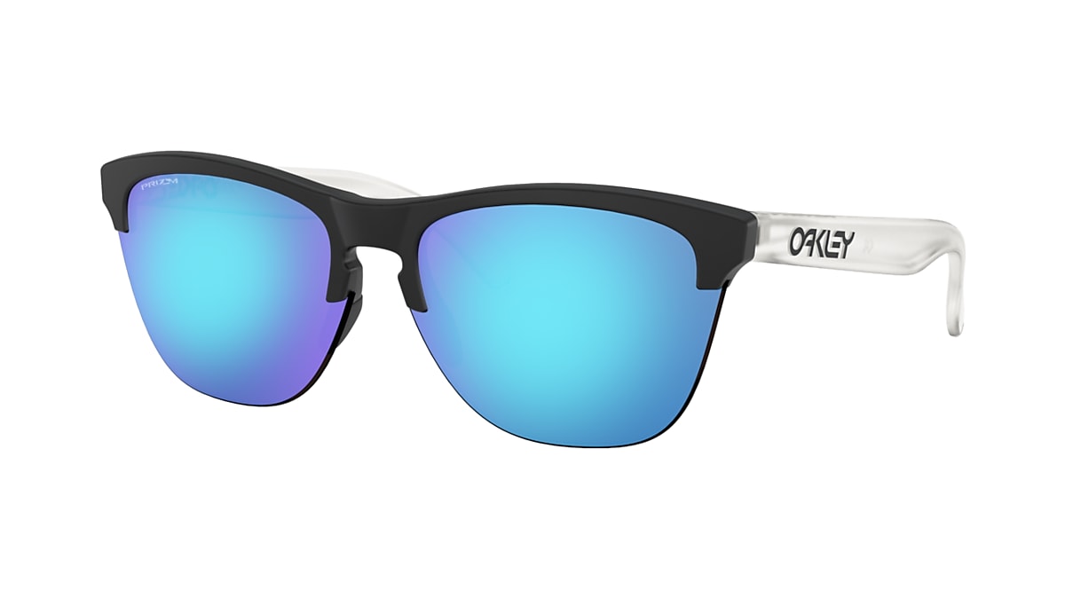 Frogskins™ Lite Prizm Sapphire Lenses, Matte Black Frame Sunglasses | Oakley®  US