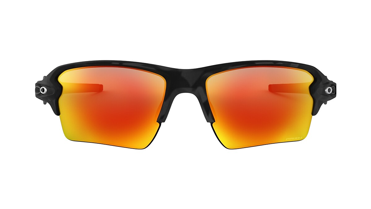 Flak® 2.0 XL Prizm Ruby Lenses, Black Camo Frame Sunglasses