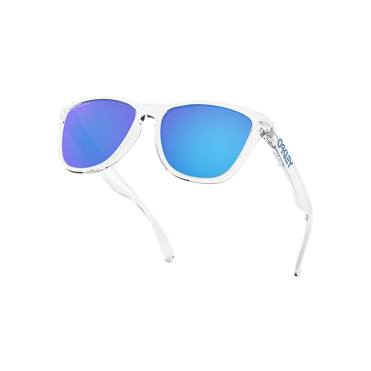 Frogskins™ Prizm Sapphire Lenses, Crystal Clear Frame Sunglasses | Oakley®  US