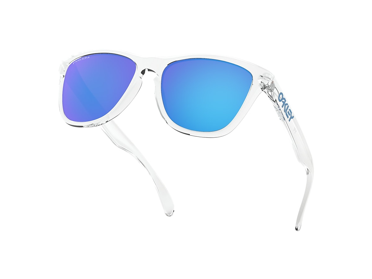 Frogskins™ Prizm Sapphire Lenses, Crystal Clear Frame Sunglasses | Oakley®  AU