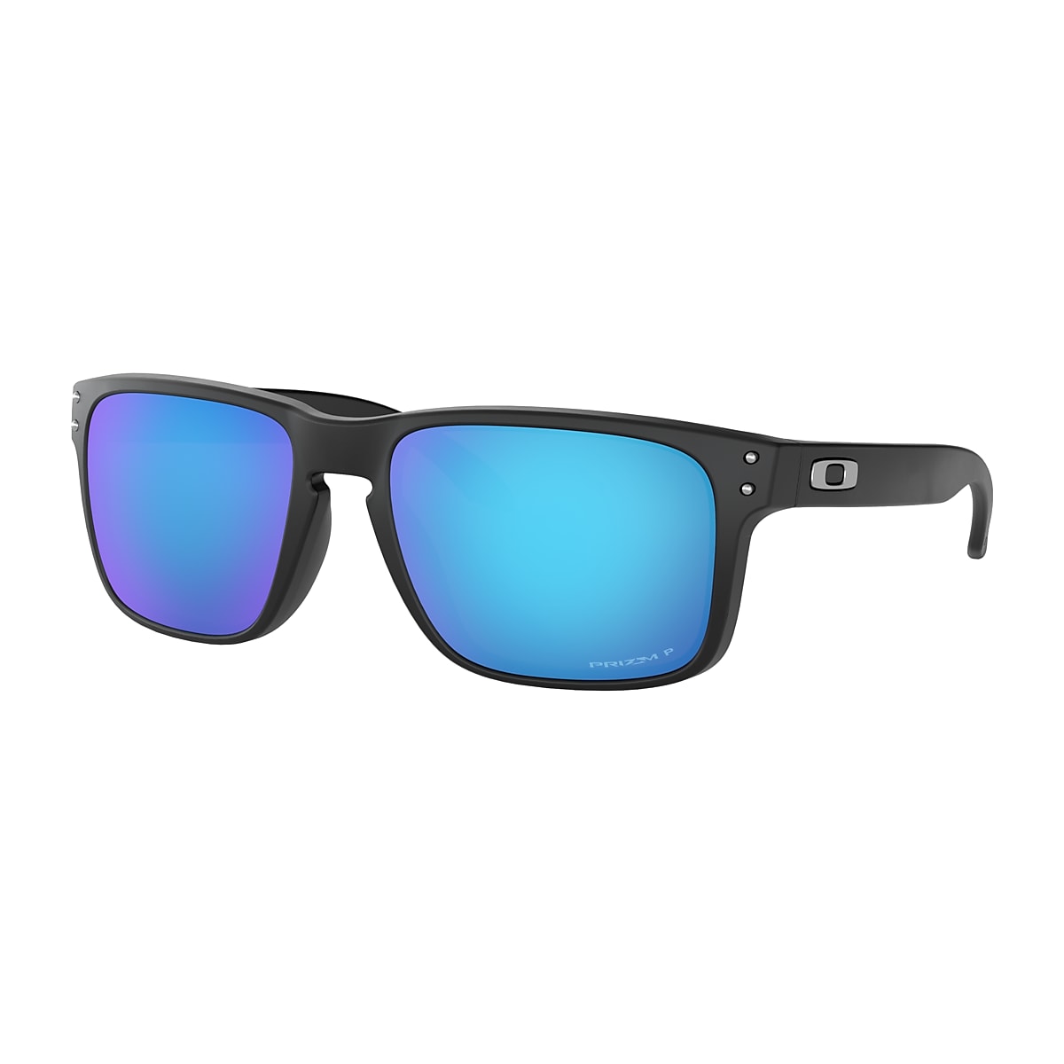 pie Ship shape Arrest Holbrook™ Prizm Sapphire Polarized Lenses, Matte Black Frame Sunglasses |  Oakley® GB