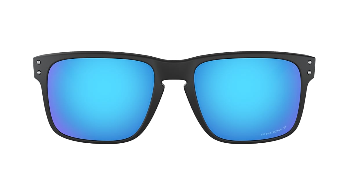 Holbrook™ Prizm Sapphire Polarized Lenses, Matte Black Frame Sunglasses |  Oakley® AU