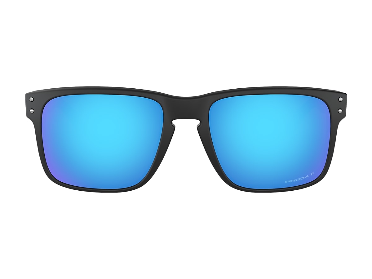 Holbrook™ Prizm Sapphire Polarized Lenses, Matte Black Frame Sunglasses |  Oakley® AU