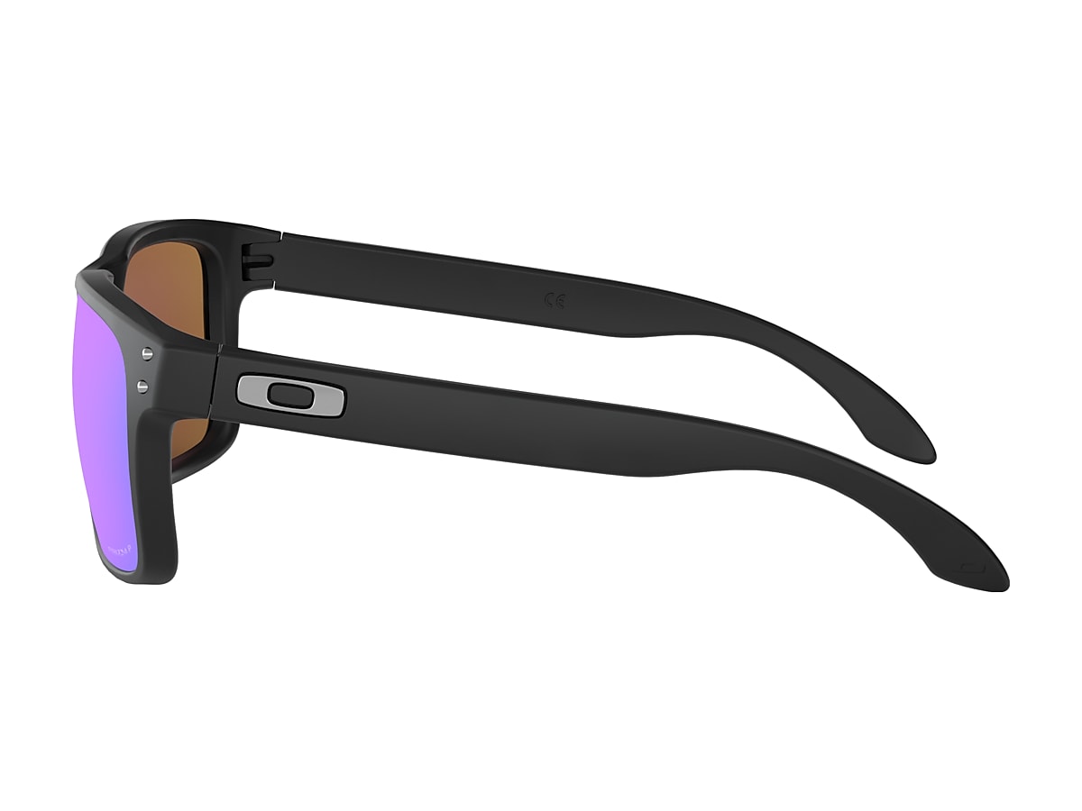 Holbrook™ Prizm Sapphire Polarized Lenses, Matte Black Frame Sunglasses |  Oakley® AU