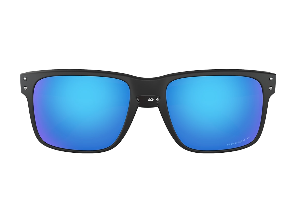 Holbrook™ Prizm Sapphire Polarized Lenses, Matte Black Frame Sunglasses |  Oakley® AU