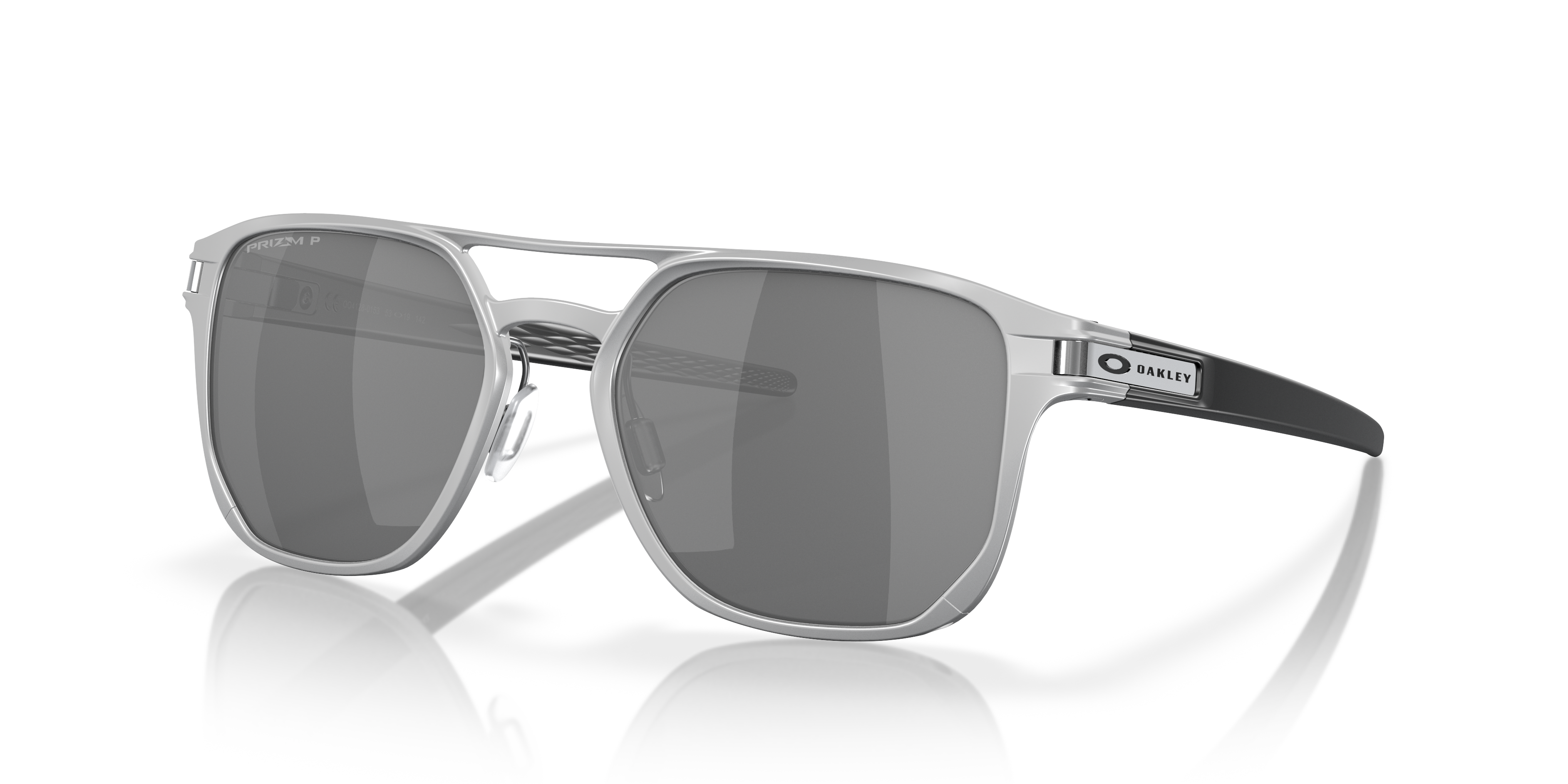 Latch® Alpha Matte Silver Sunglasses 