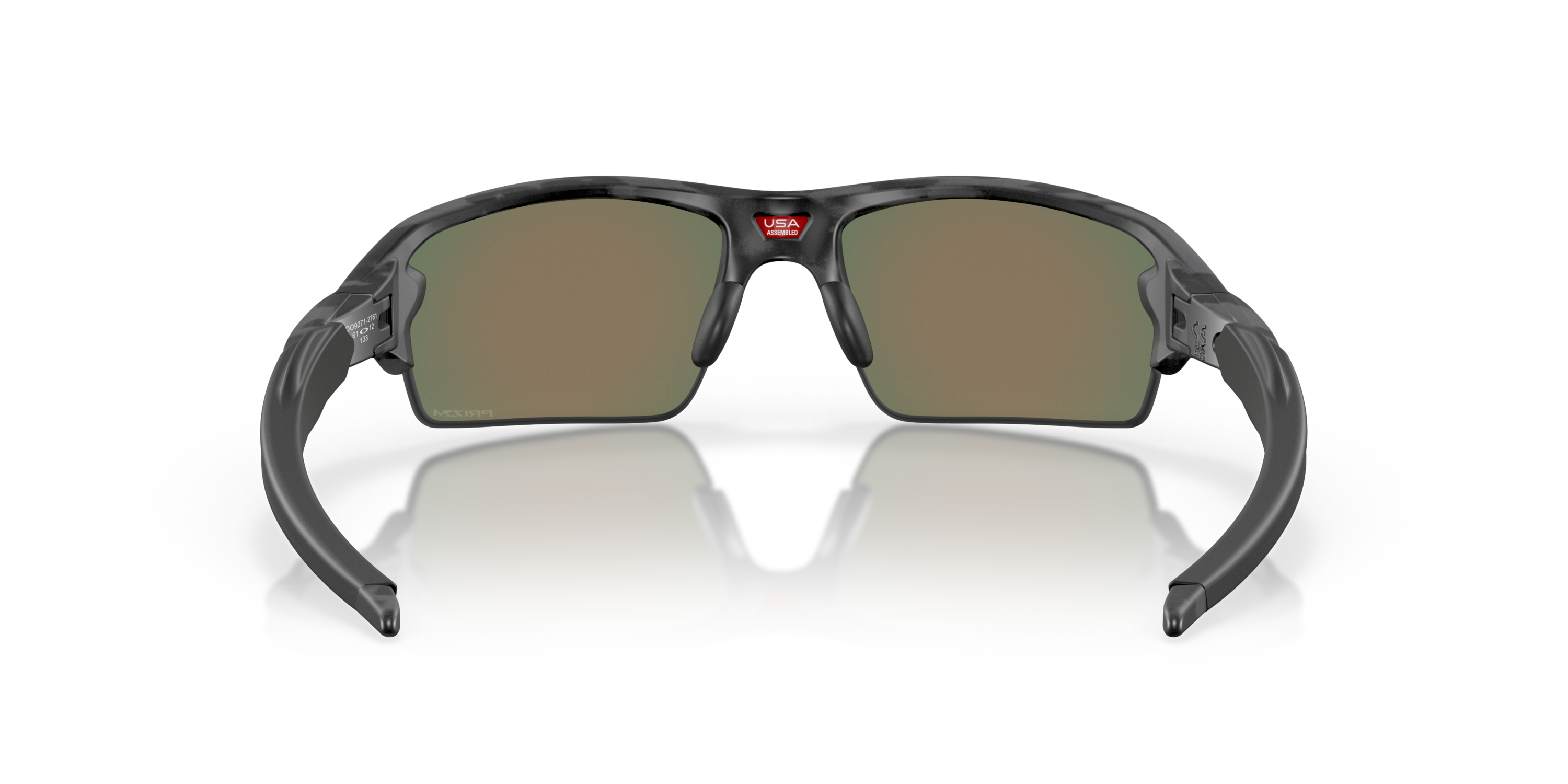 Flak® 2 0 Low Bridge Fit Prizm Ruby Lenses Black Camo Frame