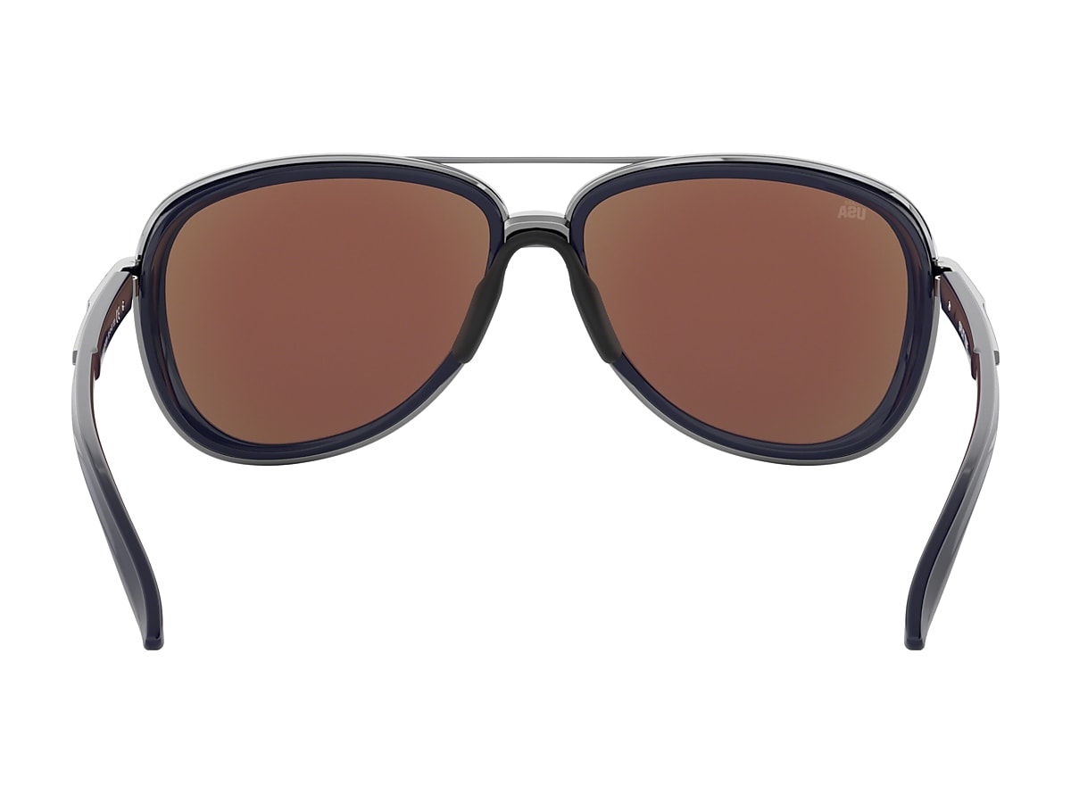 Split Time Team USA Prizm Sapphire Lenses, Polished Chrome Frame 
