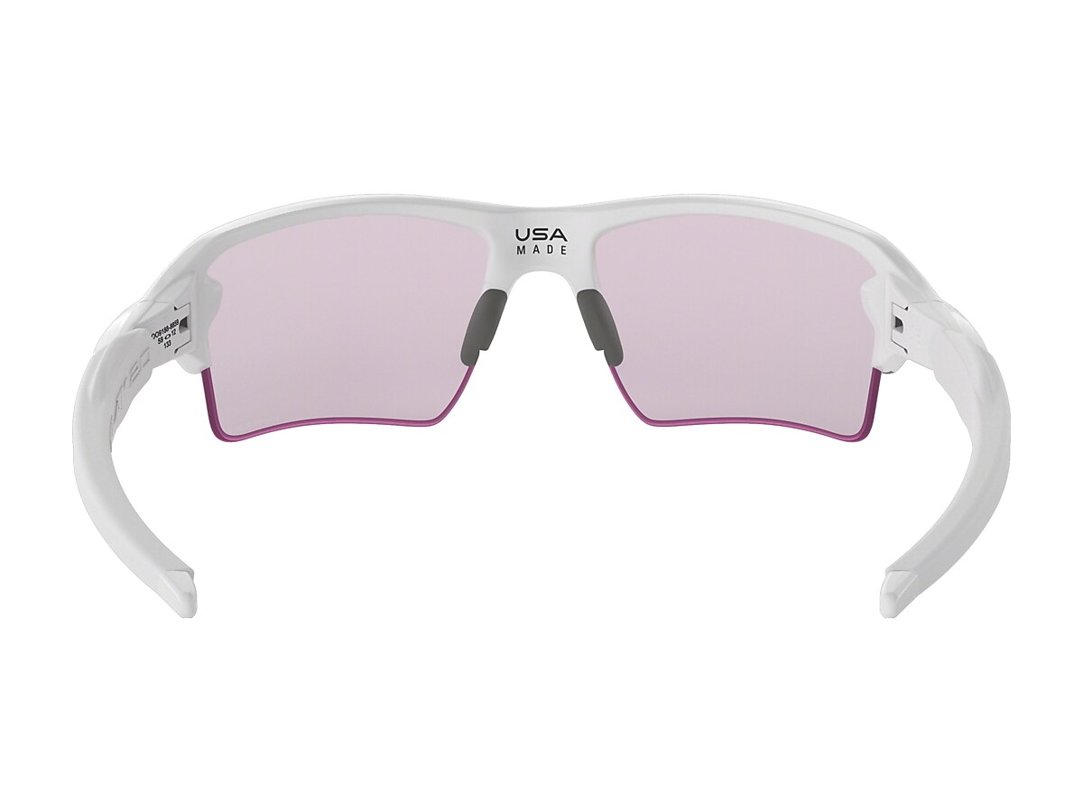 Flak®  XL Prizm Low Light Lenses, Polished White Frame Sunglasses |  Oakley® SE
