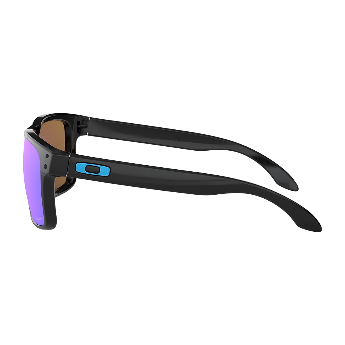 Holbrook™ Prizm Sapphire Lenses, Polished Black Frame Sunglasses