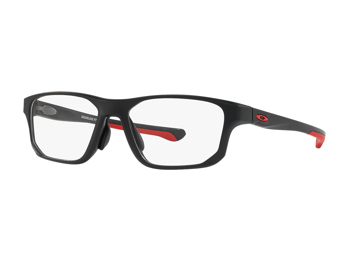 Crosslink® Fit (Low Bridge Fit) Satin Black オプティカル | Oakley