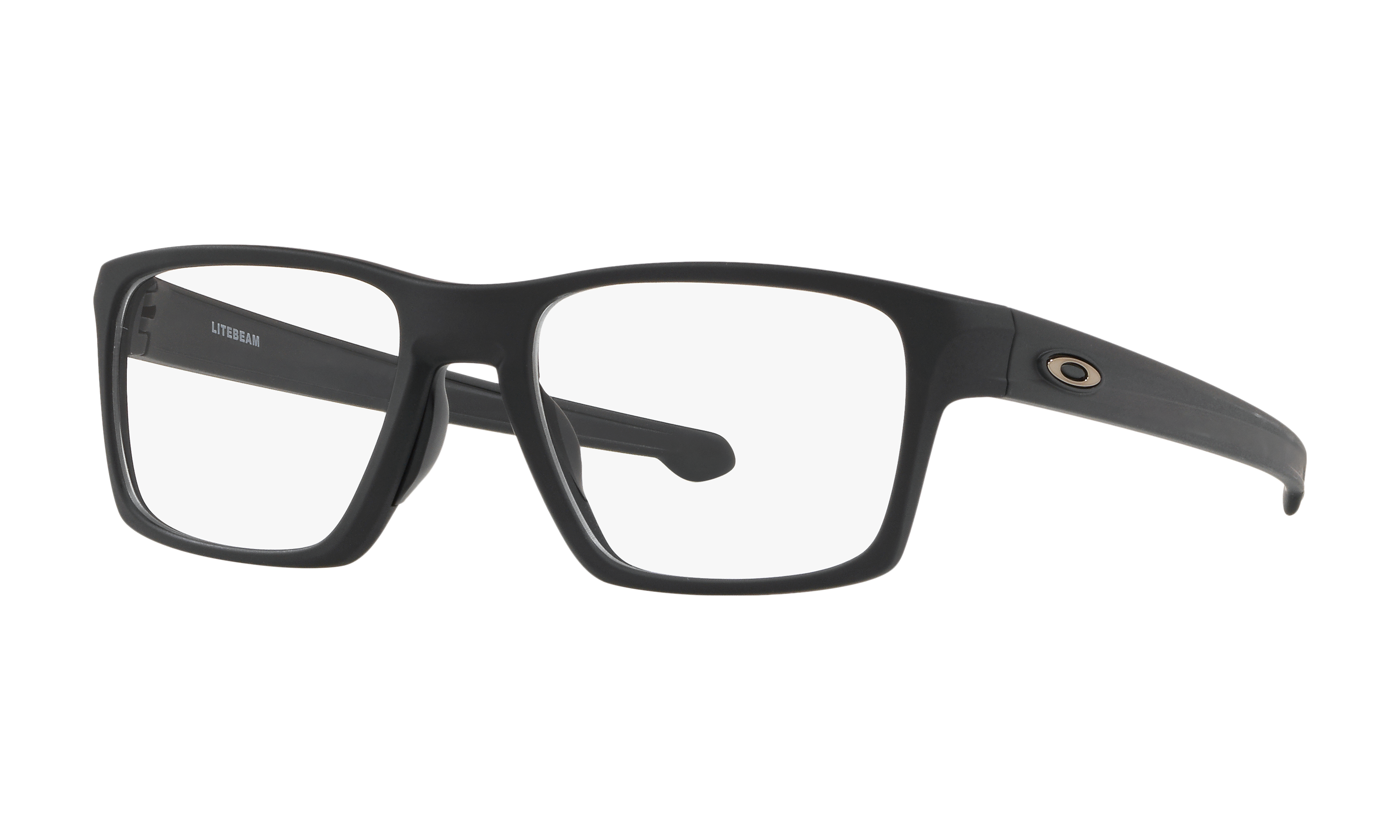 Litebeam Satin Black Eyeglasses 
