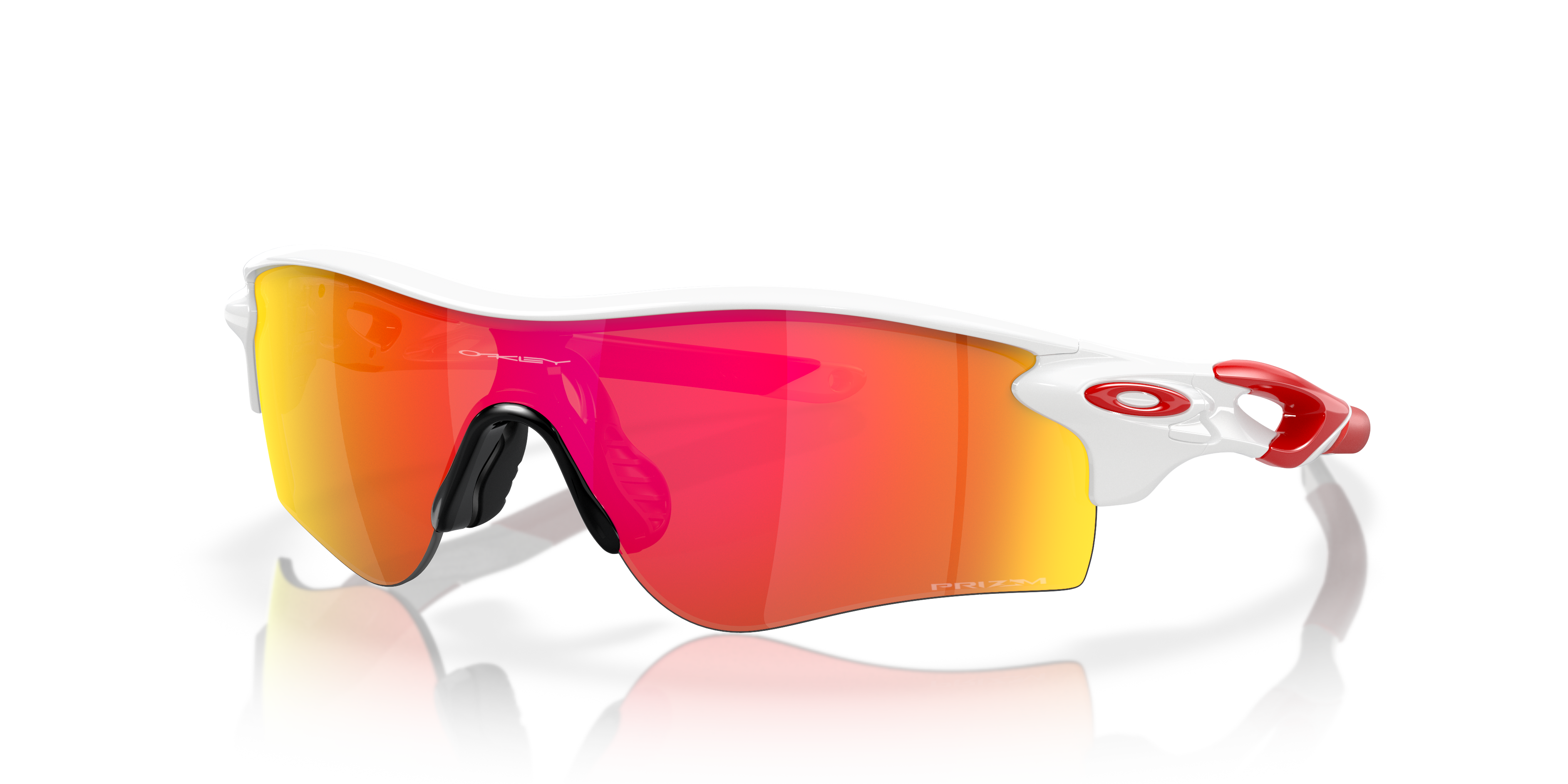 Shop Oakley Radarlock® Path® (low Bridge Fit) Sunglasses In White