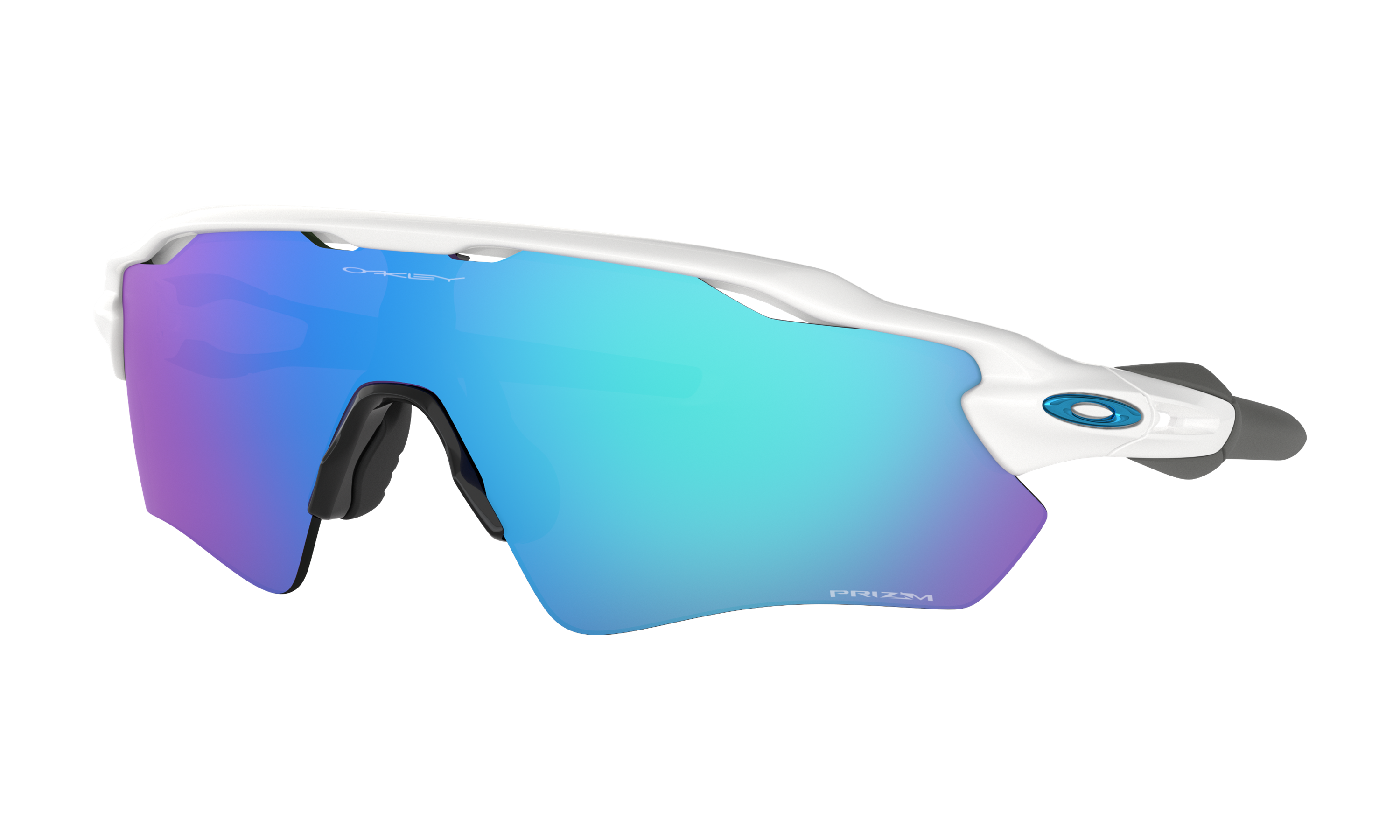 Radar® EV Path® Prizm Sapphire Lenses, Polished White Frame Sunglasses