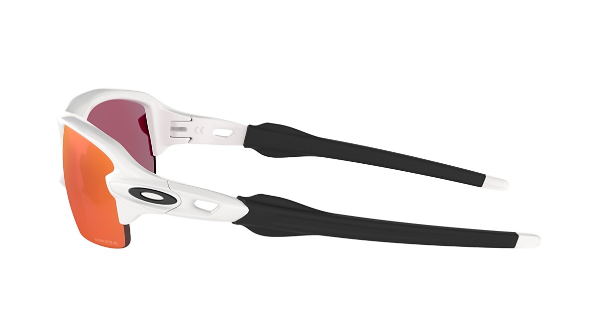 Flak® XS (Youth Fit) Prizm Field Polished White アイウェア