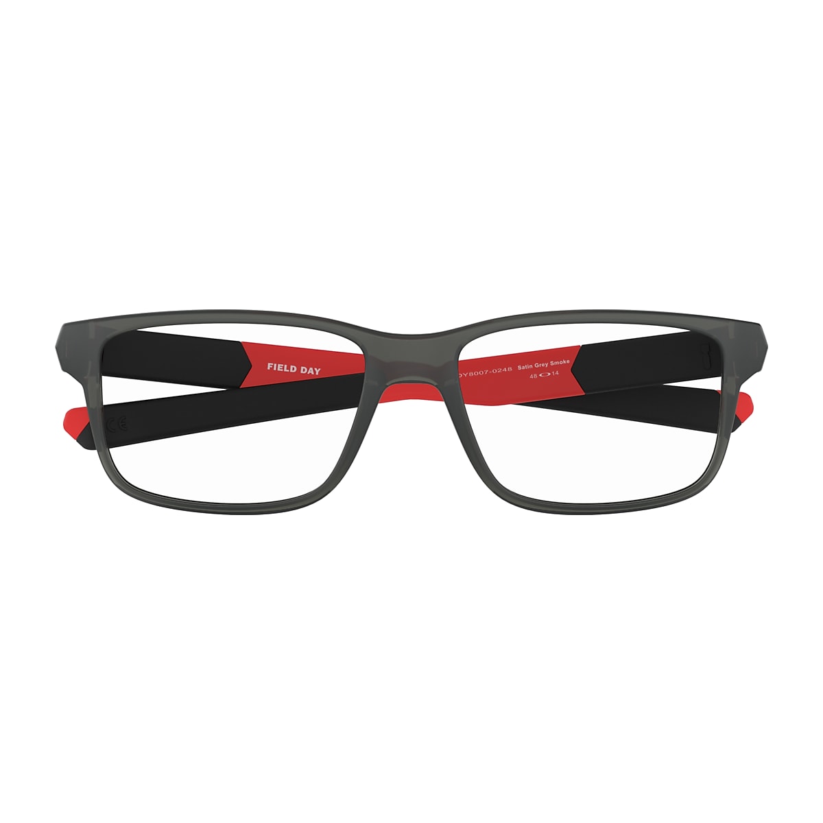 Oakley Field Day (Youth Fit) Eyeglasses with Satin Grey Smoke 