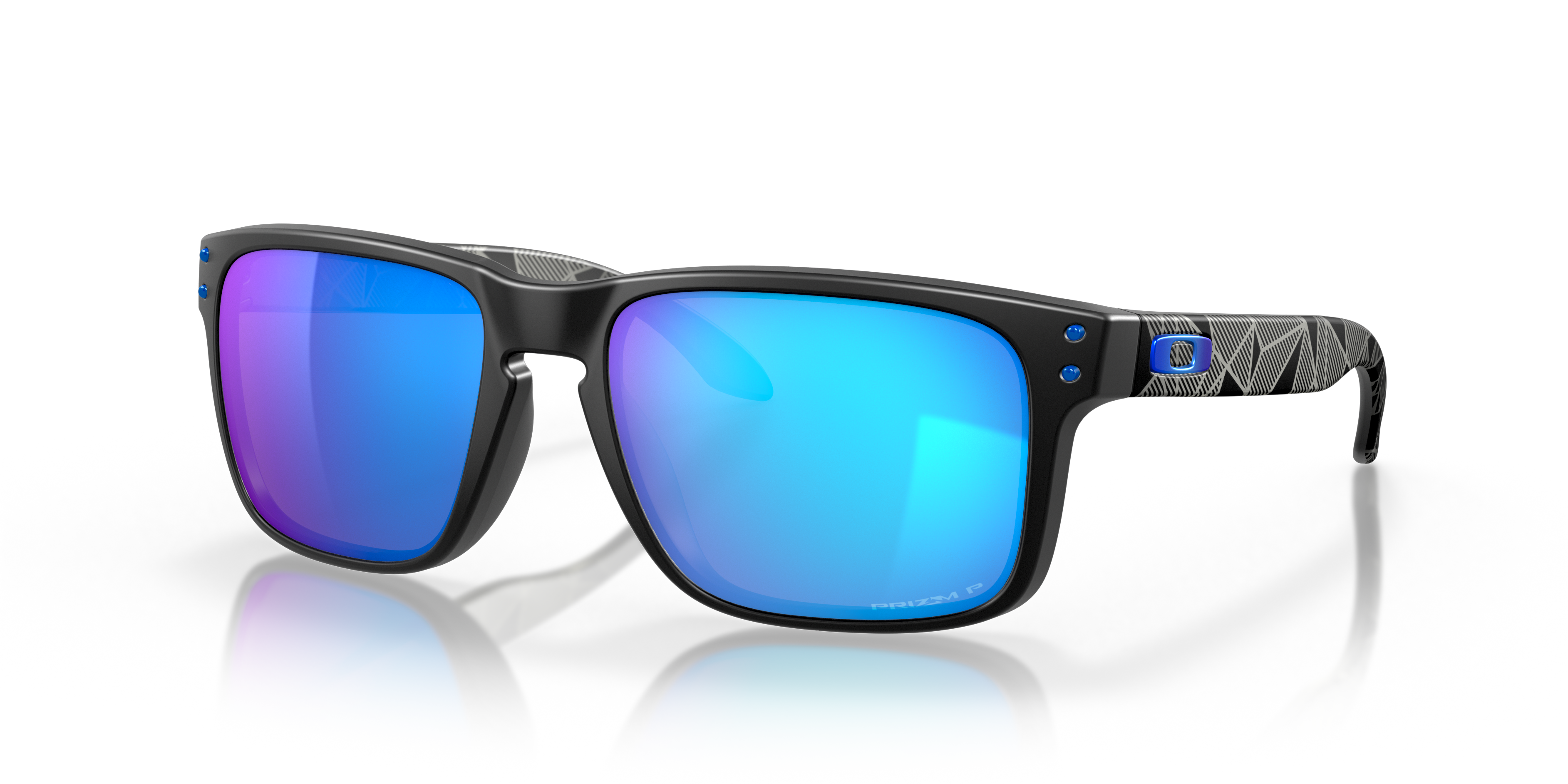 oakley holbrook prizm sapphire polarized matte black