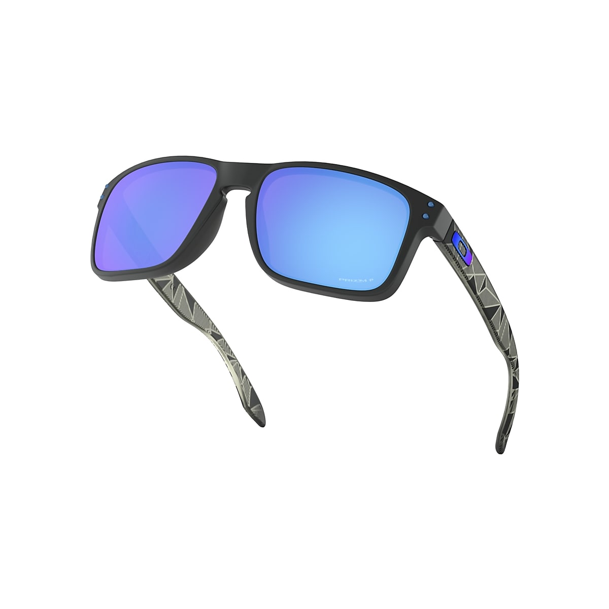  Oakley Holbrook Sunglasses (Matte Black Prizmatic Frame, Prizm  Sapphire Polarized Lens) with Country Flag Microbag, Casual : Clothing,  Shoes & Jewelry