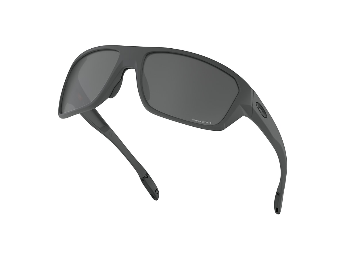 Split Shot Prizm Sapphire Polarized Lenses, Matte Black Frame