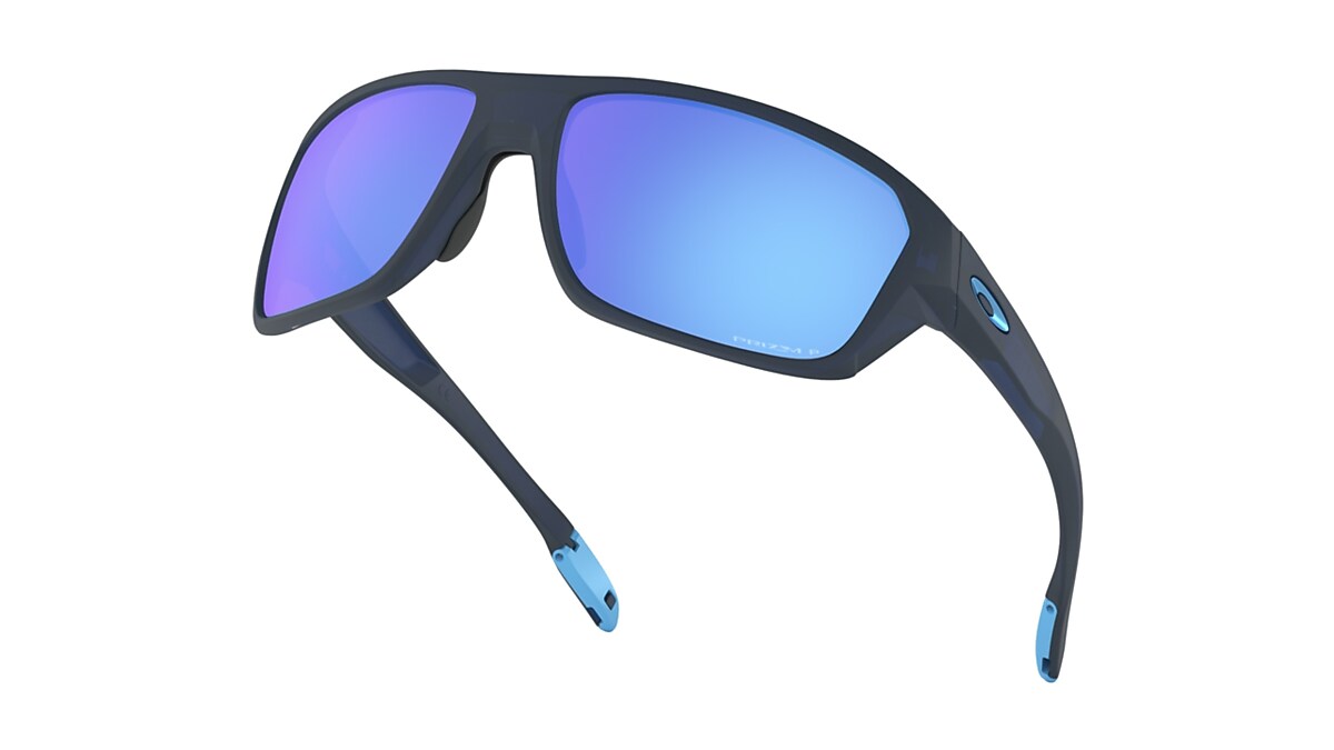 Split Shot Prizm Sapphire Polarized Lenses, Matte Translucent Blue Frame  Sunglasses | Oakley® US