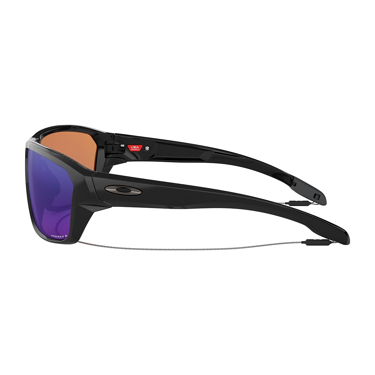 Split Shot Prizm Shallow Water Polarized Lenses, Polished Black Frame  Sunglasses | Oakley® PL