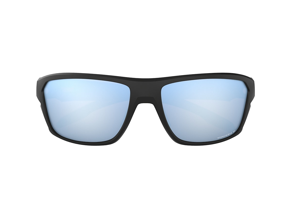 Split Shot Prizm Deep Water Polarized Lenses, Matte Black Frame Sunglasses  | Oakley® CA