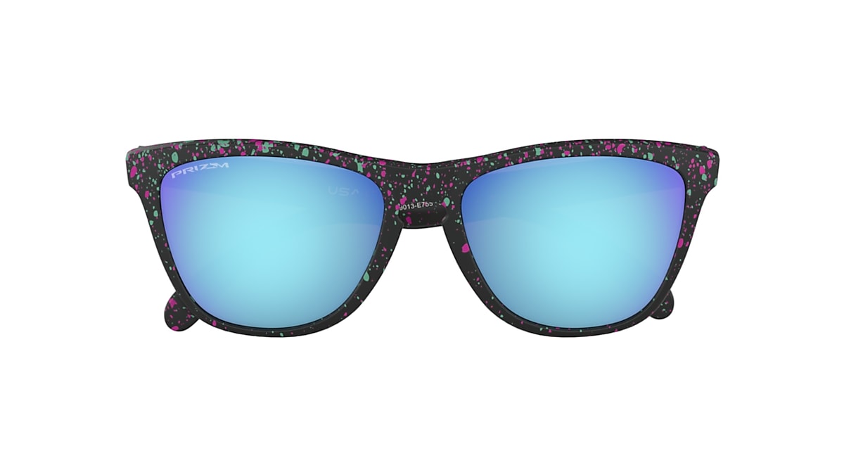 Frogskins™ Prizm Sapphire Lenses, Splatter Black Frame Sunglasses | Oakley® EU