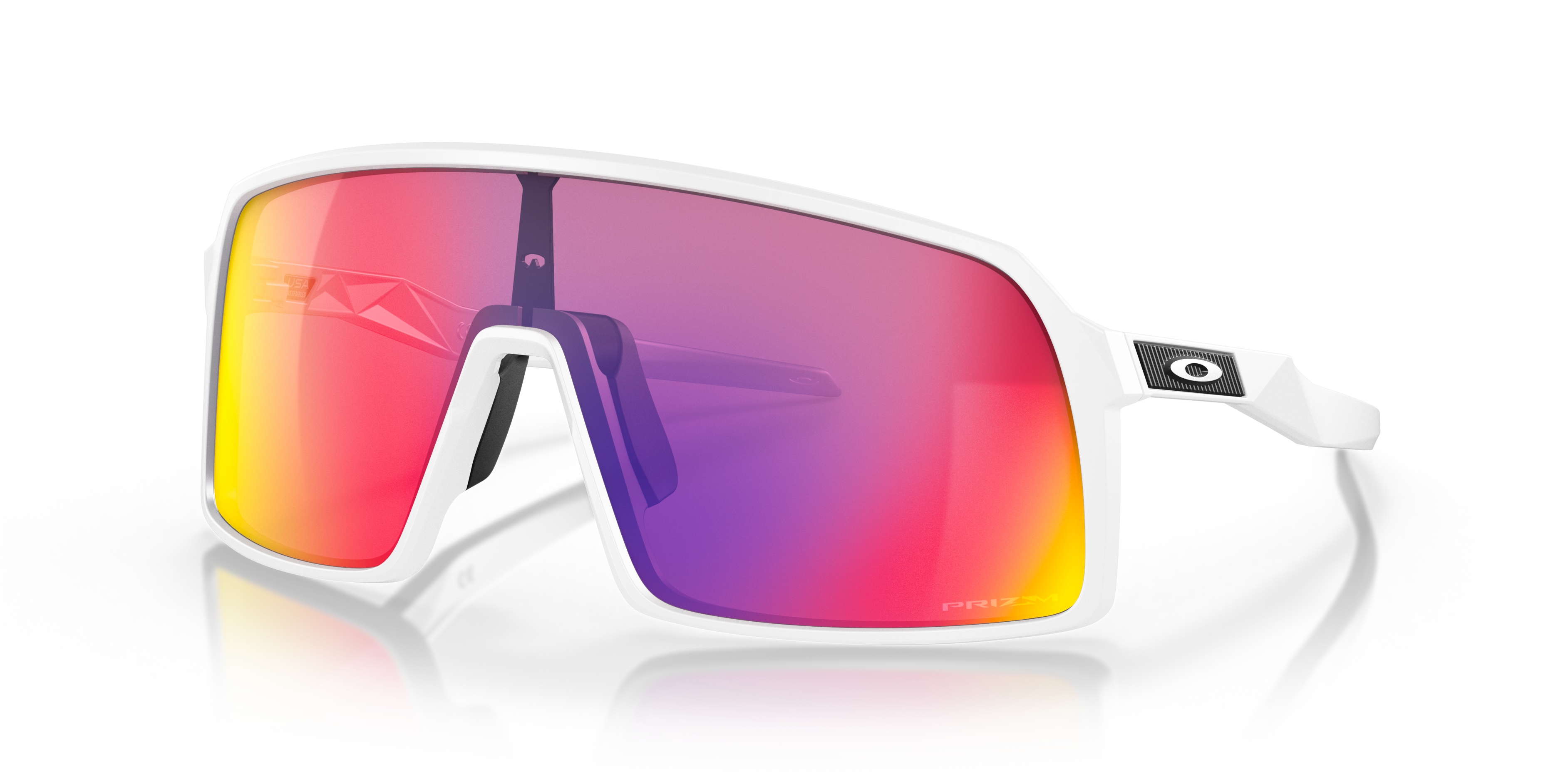 Shop Oakley Sutro (low Bridge Fit) Sunglasses In White