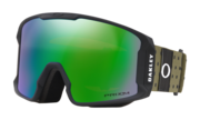 Line Miner™ Snow Goggles - Blockography Dark Brush / Prizm Snow Jade Iridium