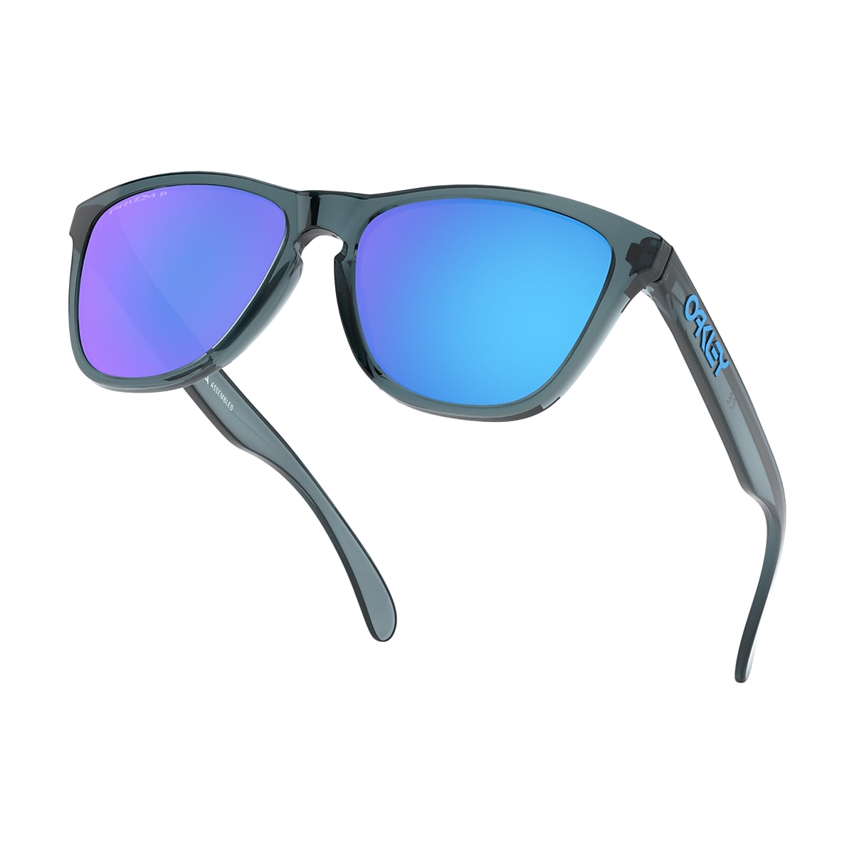 Frogskins™ Prizm Sapphire Polarized Lenses, Crystal Black Frame Sunglasses  | Oakley® SE