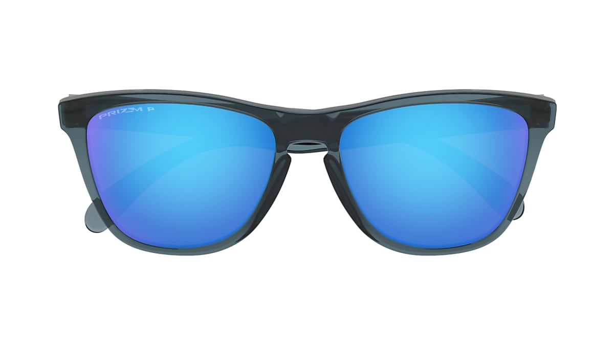 Frogskins™ Prizm Sapphire Polarized Lenses, Crystal Black Frame Sunglasses  | Oakley® AU