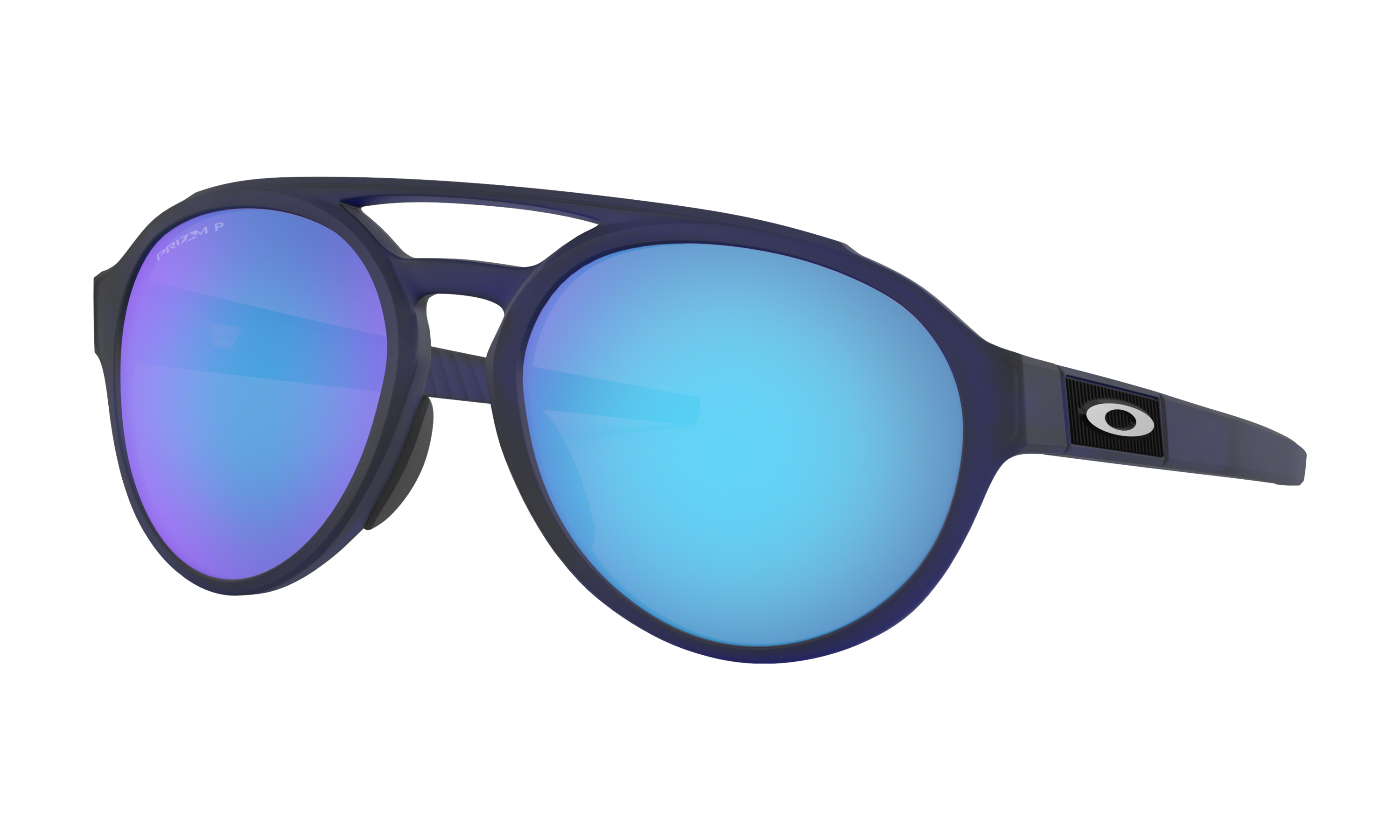 Oakley Forager Prizm Sapphire Polarized Lenses, Matte Translucent Blue  Frame Sunglasses | Oakley® US