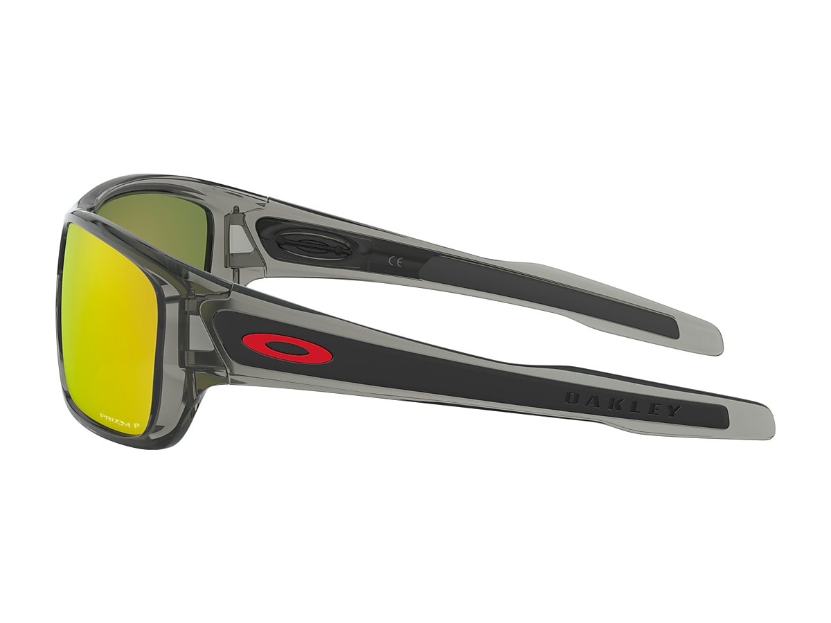 Turbine Prizm Ruby Polarized Lenses, Grey Ink Frame Sunglasses Oakley® US