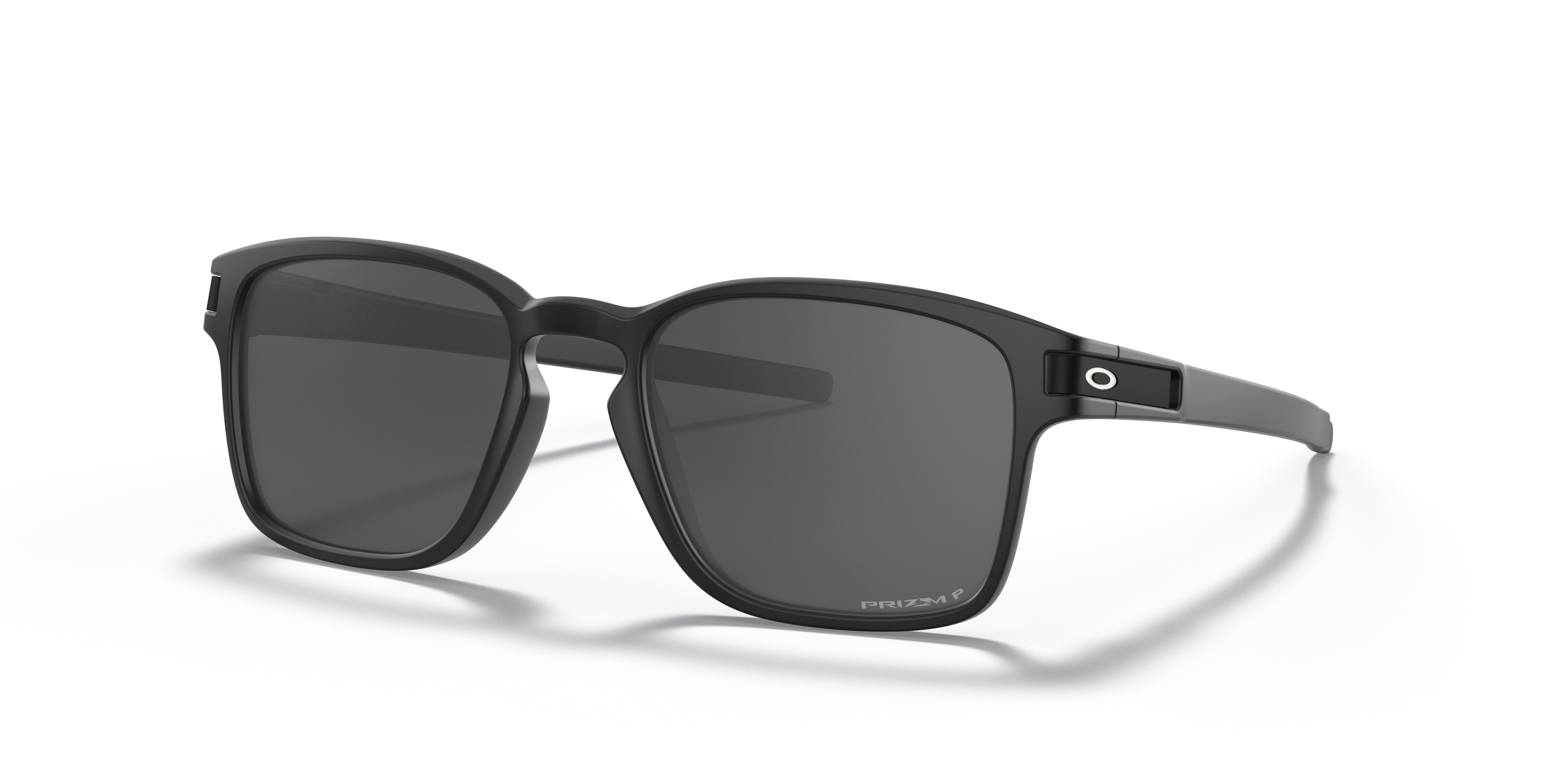 Oakley Men's Polarized Low Bridge Fit Sunglasses, Oo9358 Latch Sq 55 In Black