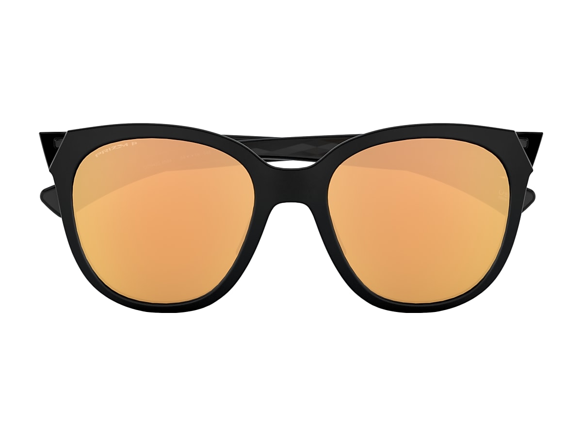 Low Key Prizm Rose Gold Polarized Lenses, Matte Black Frame