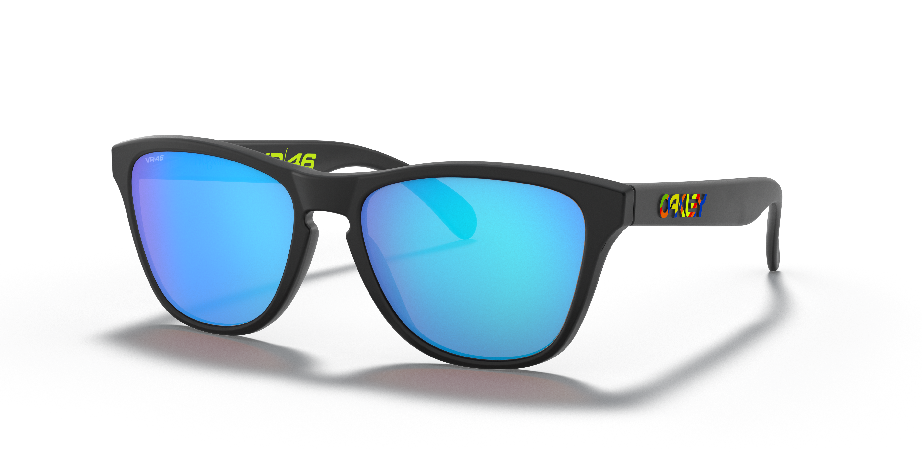 Gafas de sol Frogskins™ XS (Youth Valentino Rossi Signature en Prizm Sapphire Polished Black | Oakley® ES
