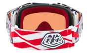 Airbrake® MX Goggles - Troy Lee Design Patriot Red White Blue / Prizm MX Torch Iridium